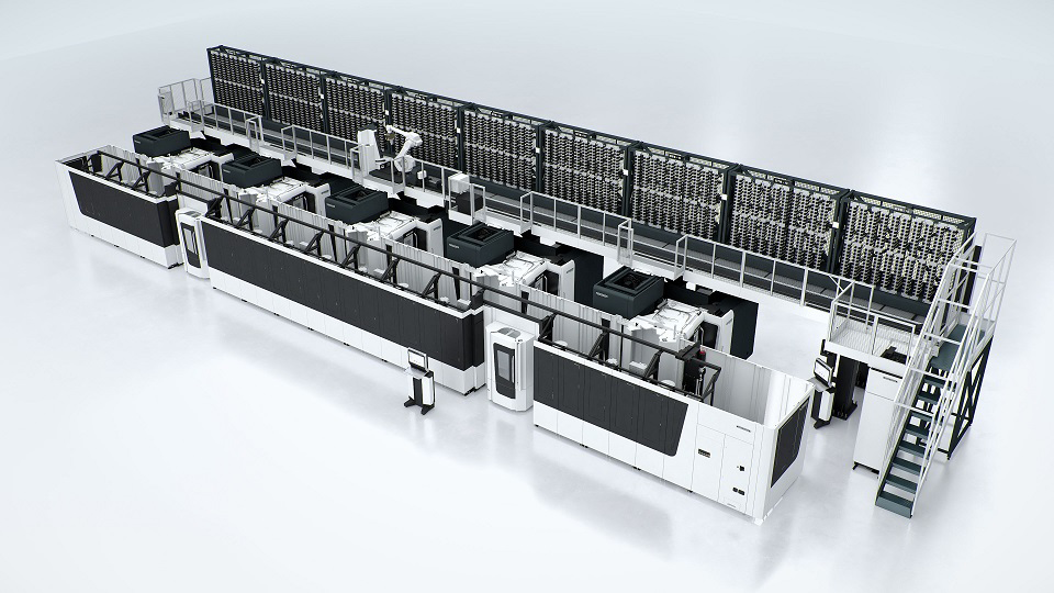 High-capacity tool magazine CTS (Central Tool Storage)