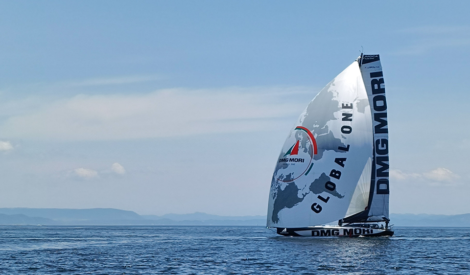 Test sailing of the DMG MORI Global One - now in Japan!
