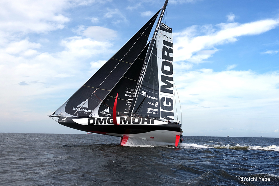 Test sailing of the DMG MORI Global One - now in Japan!