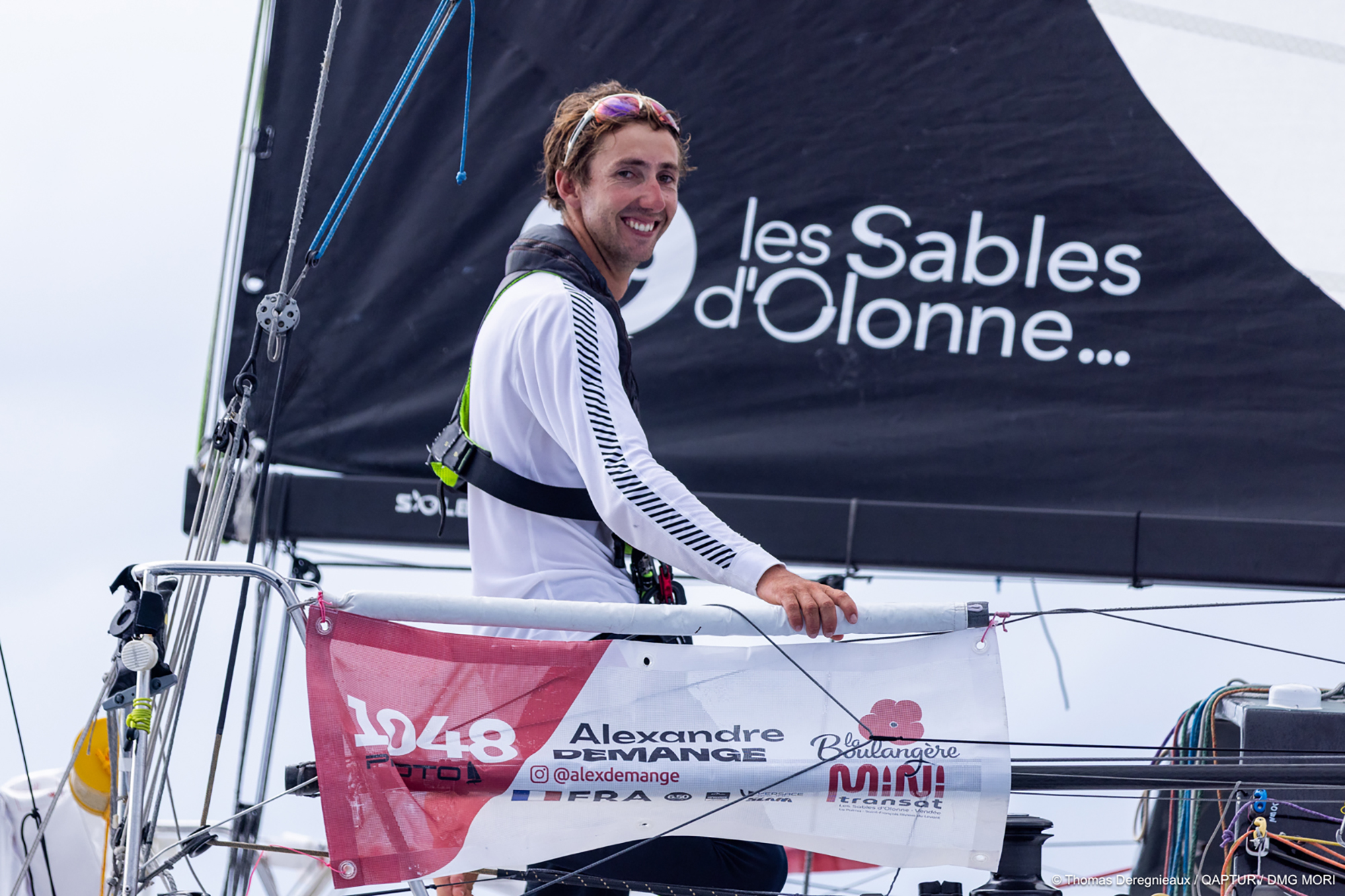 3位でフィニッシュしたアレクサンドル・デゥマンジュ1