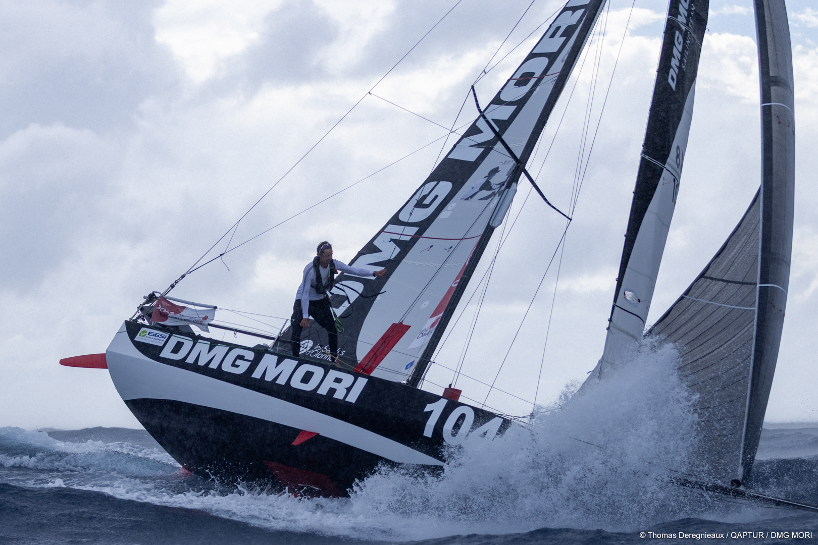 3位でフィニッシュしたアレクサンドル・デゥマンジュ2