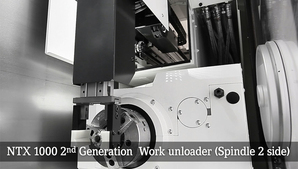 NTX1000 2nd Generation&lt;br&gt;「Work unloader (Spindle 2 side) 」