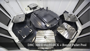 DMC 100 U duoBLOCK「ラウンドパレットプールシステム（RPP）」