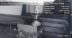 Vertical Machining Center　CMX 800 V「Heavy-duty cutting」