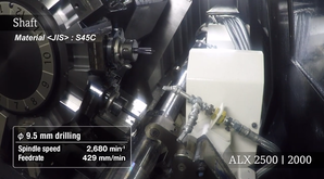 Machining Demonstration / ALX 2500 | 2000  Shaft