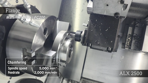 ALX 2500 | 500 Machining Demonstration / Flange